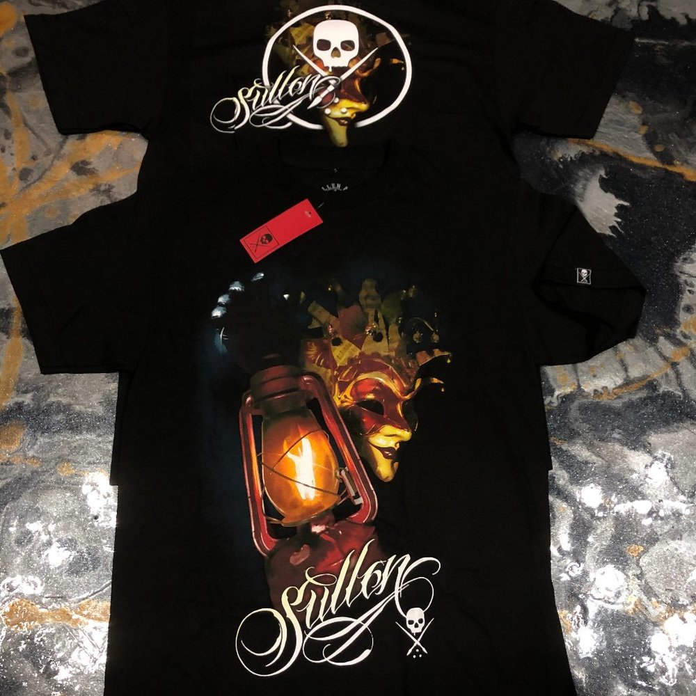 New Sullen Clothing Lantern Tee Sz M, XL